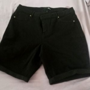 black 1822 denim shorts